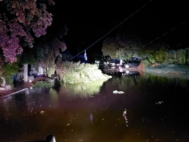 ¡Impactante! Fuerte lluvia dejó inundaciones en Guasave