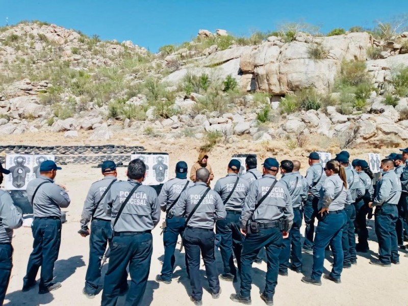 Imparte SSP talleres de Armamento y Tiro Policial a corporaciones