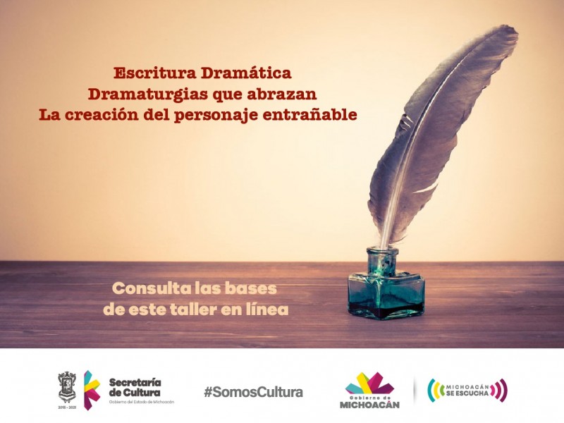 Impartirán taller gratuito de dramaturgia