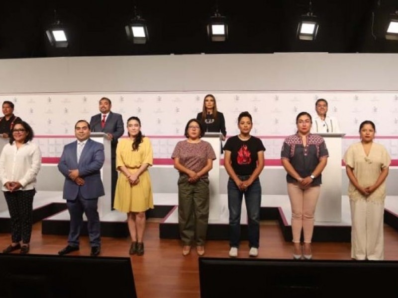 Imperan señalamientos en segundo debate a la gubernatura de Oaxaca