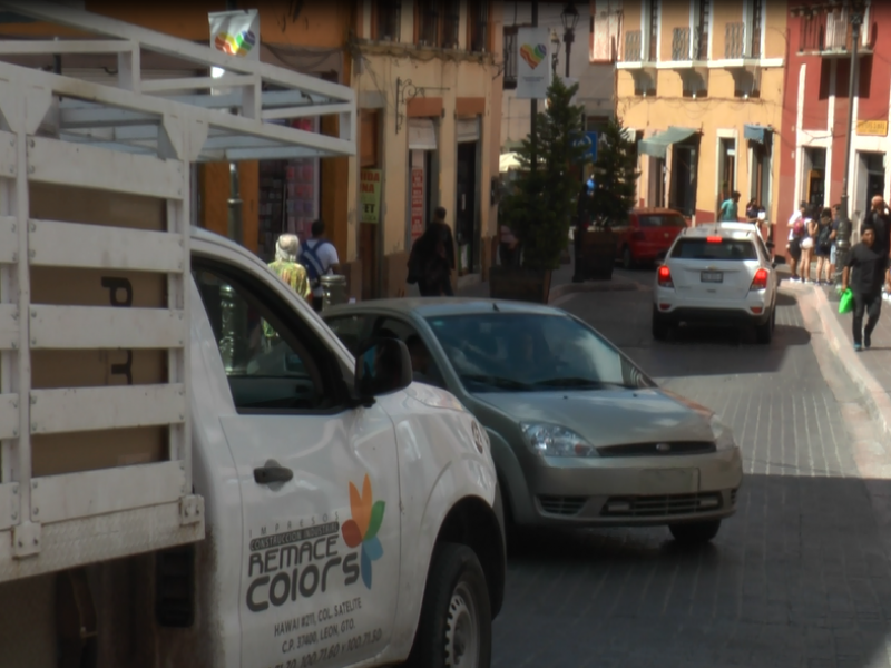 Impiden entrada de vehículos foráneos a zona centro durante Cervantino