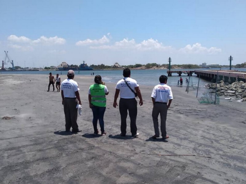 Implementan operativo en playas de Tapachula