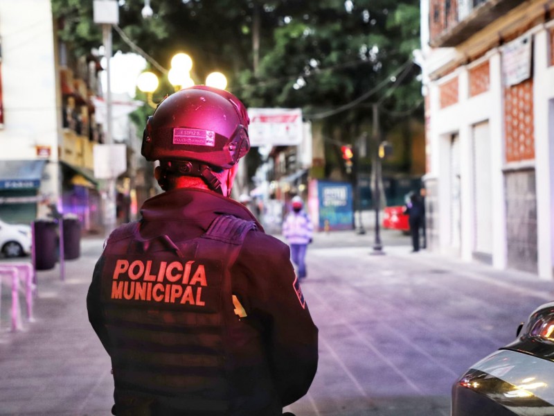 Implementan operativo para mantener tranquilidad en Centro Histórico