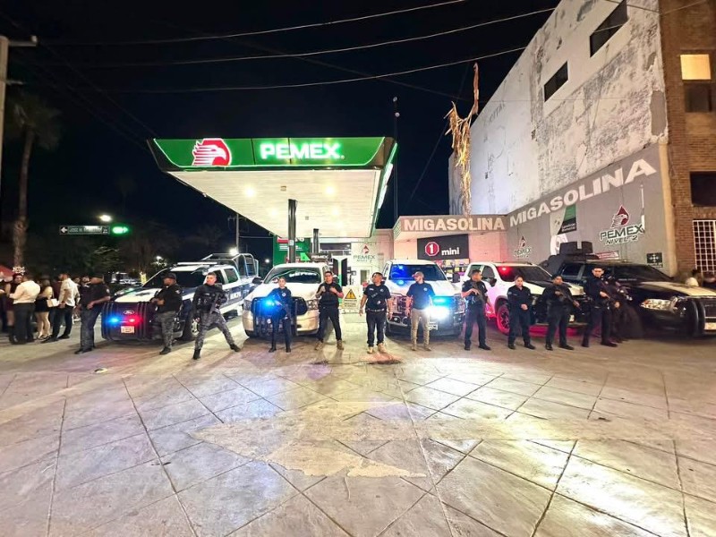 Implementan operativo en Paseo Morelos para evitar disturbios