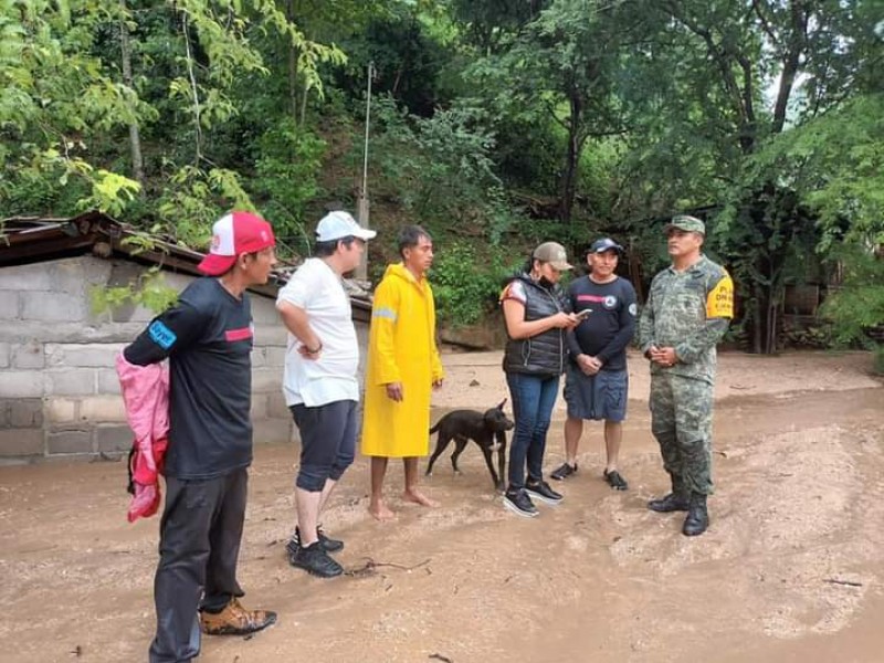 Implementan Plan DNIII-E en Pochutla por inundaciones