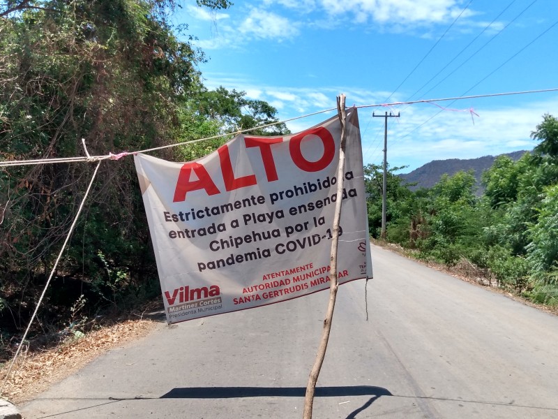 Implementan restricciones en playa Ensenada Chipehua por Covid-19