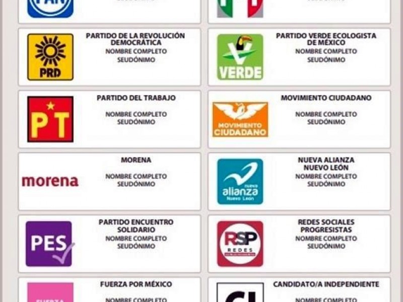 Imposible modificar boletas previo al proceso electoral