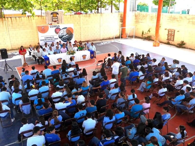 Impulsan campaña de sensibilización sobre salud mental en Salina Cruz