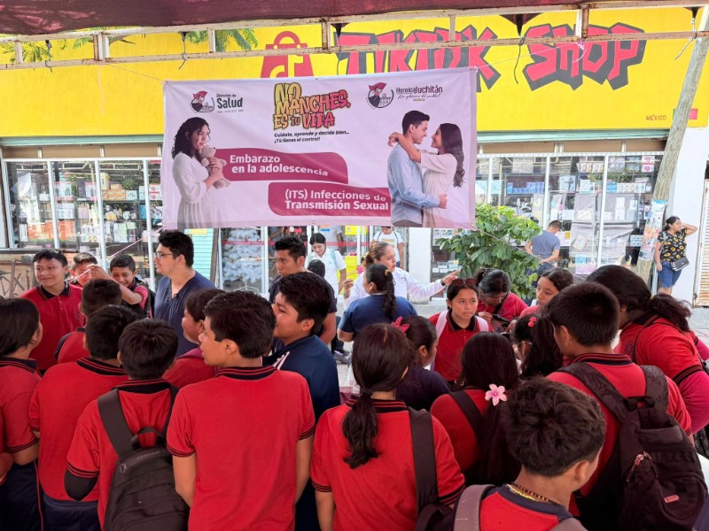 Impulsan en Juchitan la jornada de prevención “No manches, es tu vida”