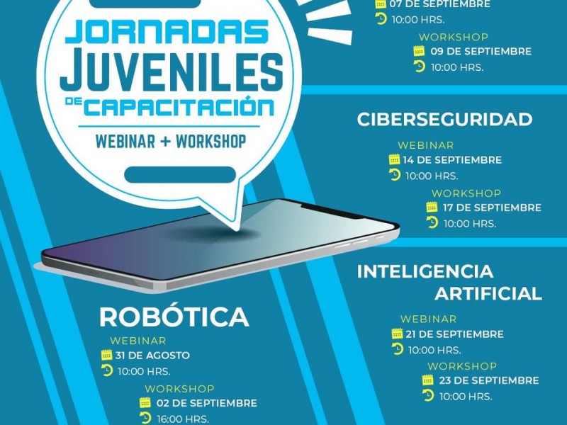 Impulsan primeras jornadas juveniles de capacitación