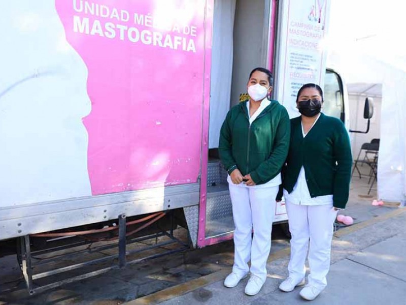 IMSS continúa su campaña de detección de cáncer de mama