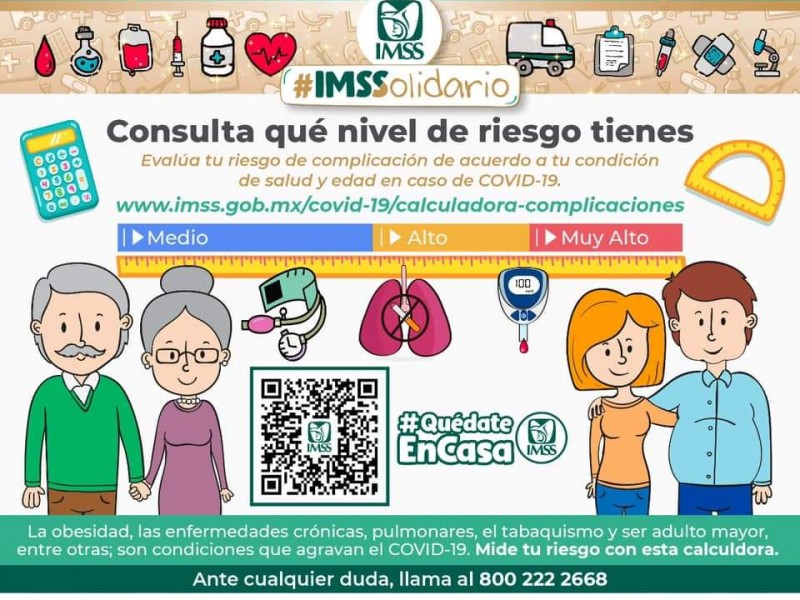 IMSS desarrolló programa que evalua  gravedad de COVID-19 personal