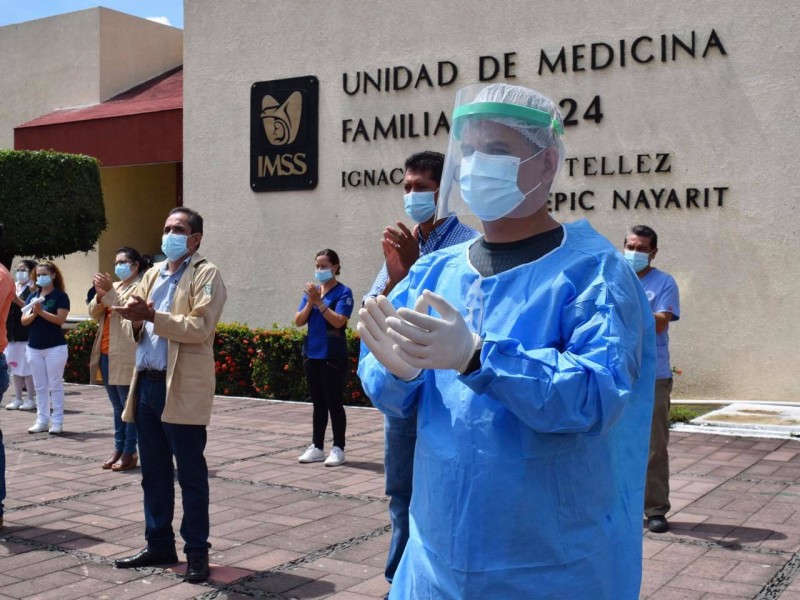 IMSS Nayarit con bajo indice de contagios entre personal