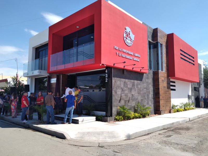 Inaguran edificio remodelado del Sindicato del Cobach