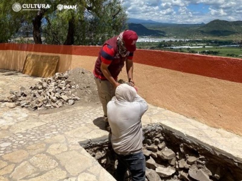 INAH confirma restos arqueológicos en templo de San Miguel