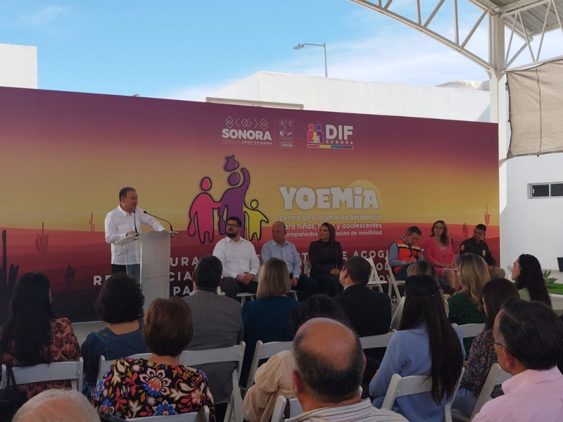 Inaugura Alfonso Durazo el albergue Yoemia