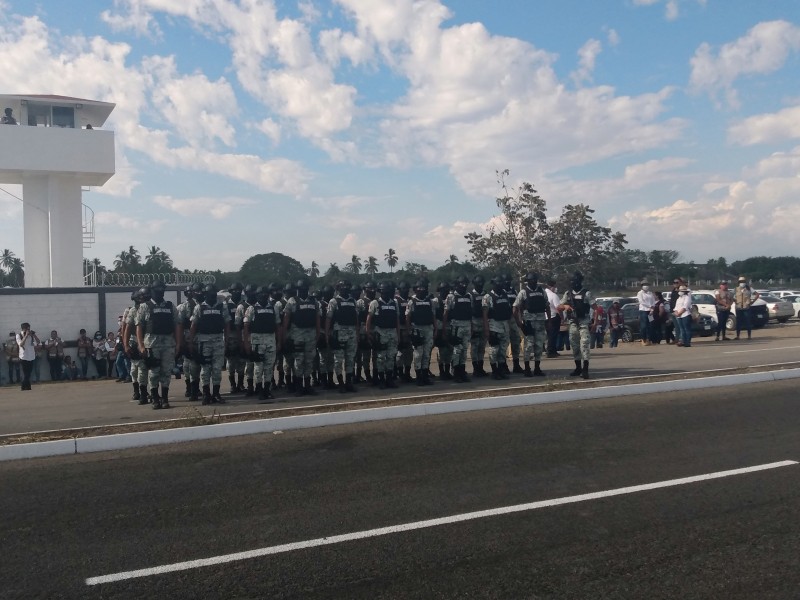 Inaugura AMLO primer cuartel de la Guardia Nacional en Colima