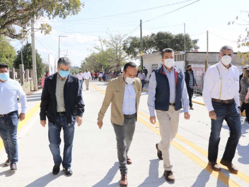 Inaugura REC pavimentación del boulevard Suchiapa-Pacú