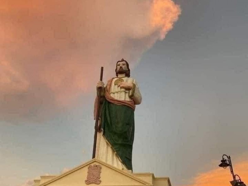 Inauguración de la estatua más grande de San Judas Tadeo