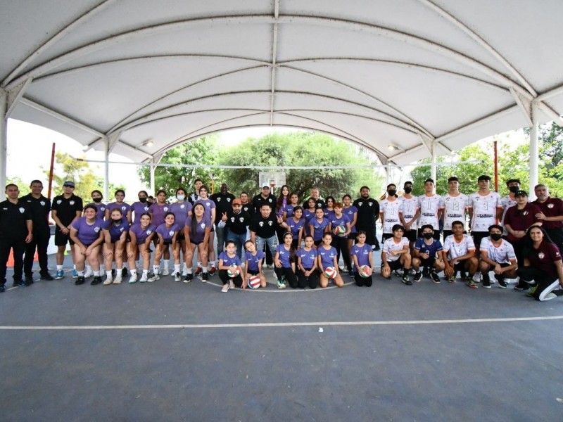 Inauguran academia de voleibol en Jocotepec