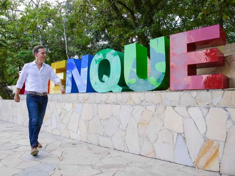 Inauguran andador Palenque en Chiapas