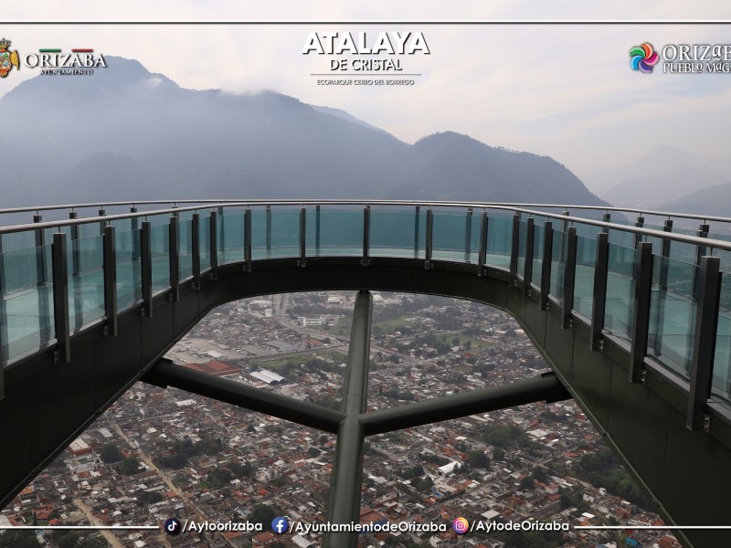 Inauguran Atalaya de Cristal en Orizaba