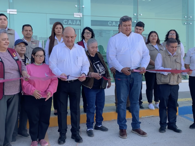 Inauguran Banco del Bienestar en SLRC