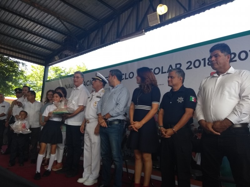 Inauguran ciclo escolar 2018-2019 en Ahome