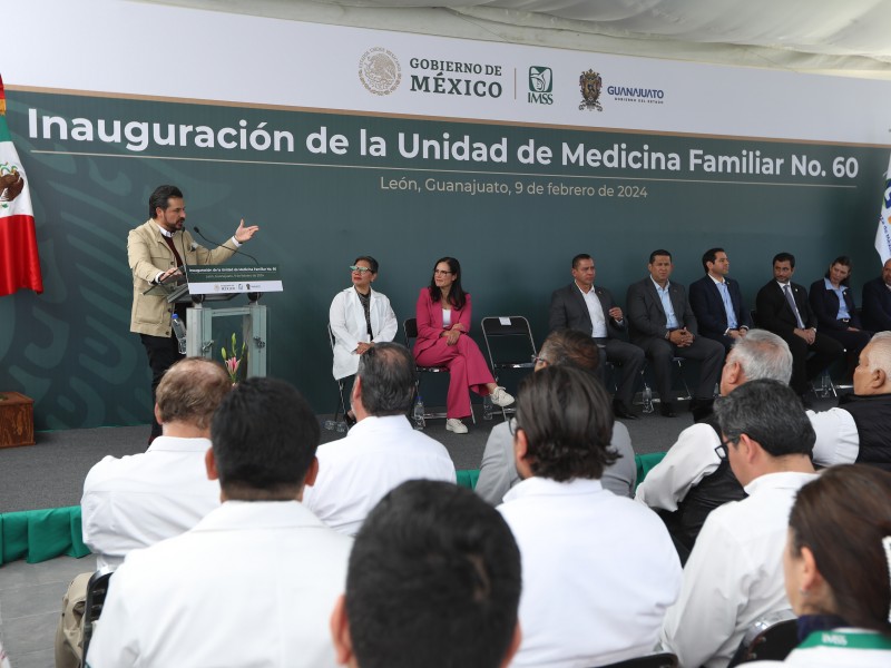 Inauguran clínica del IMSS dará servicio a 80 mil derechohabientes