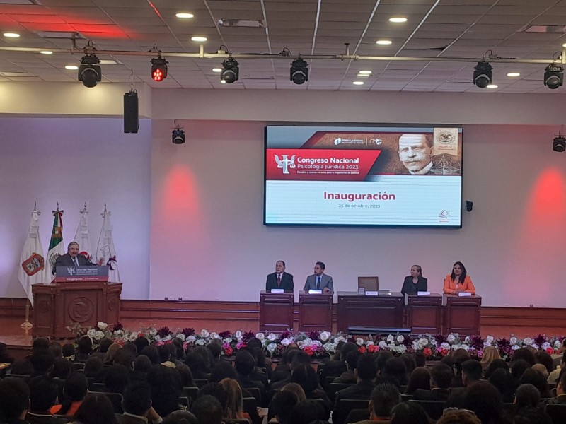 Inauguran Congreso de Psicología Jurídica Toluca es la sede