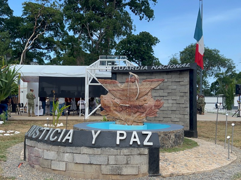 Inauguran cuartel de la Guardia Nacional en La Majahua