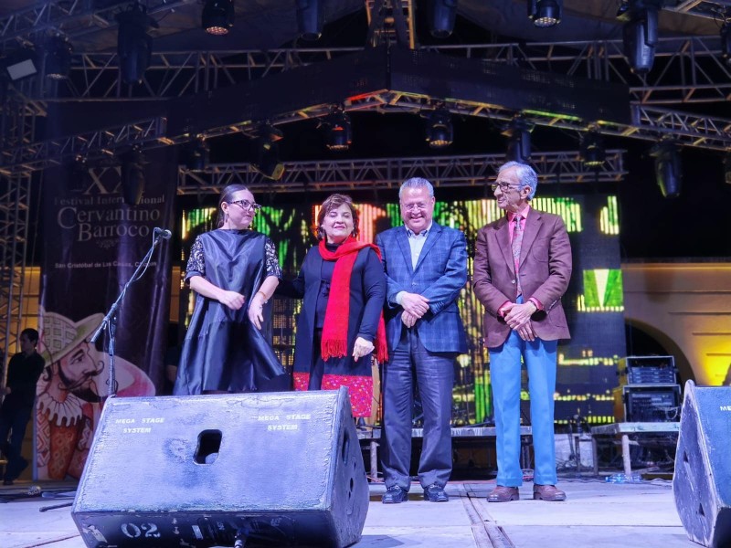 Inauguran el XX Festival Internacional Cervantino Barroco