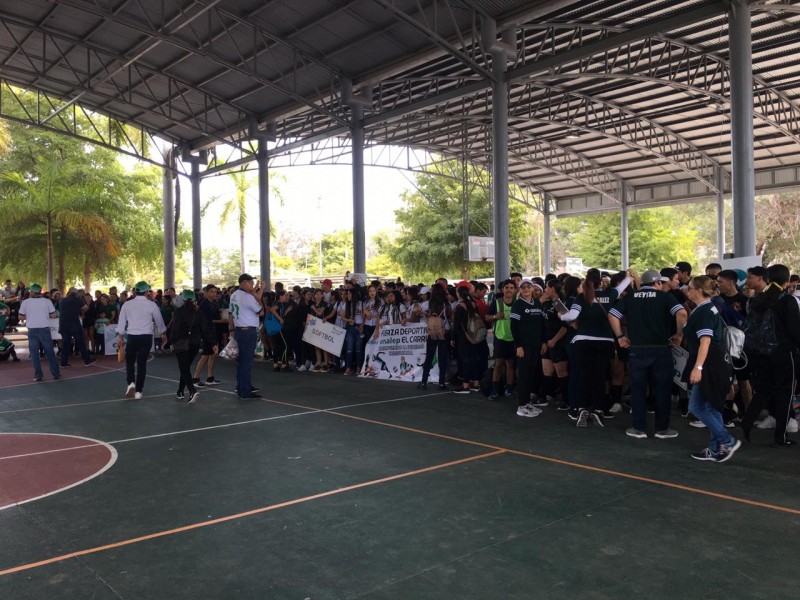 Inauguran encuentro deportivo Conalep