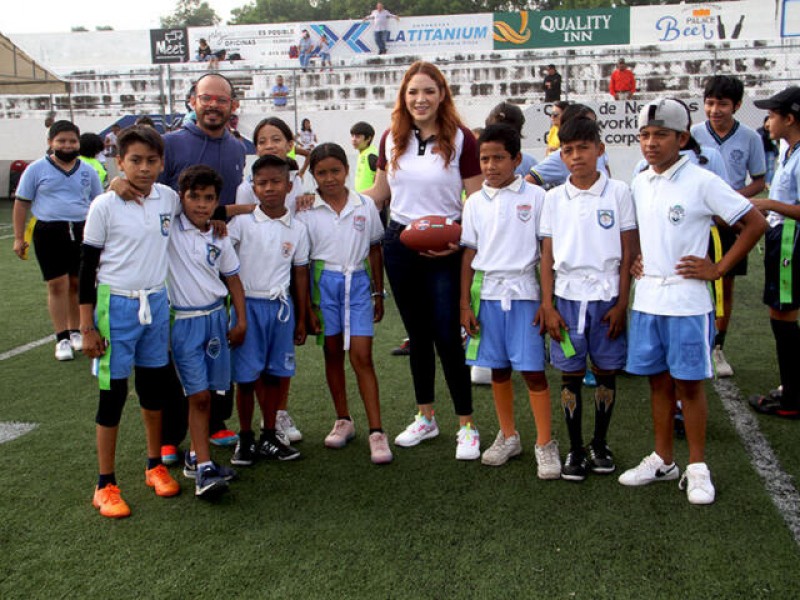 Inauguran etapa estatal del Torneo Nacional Tocho Bandera NFL 2022