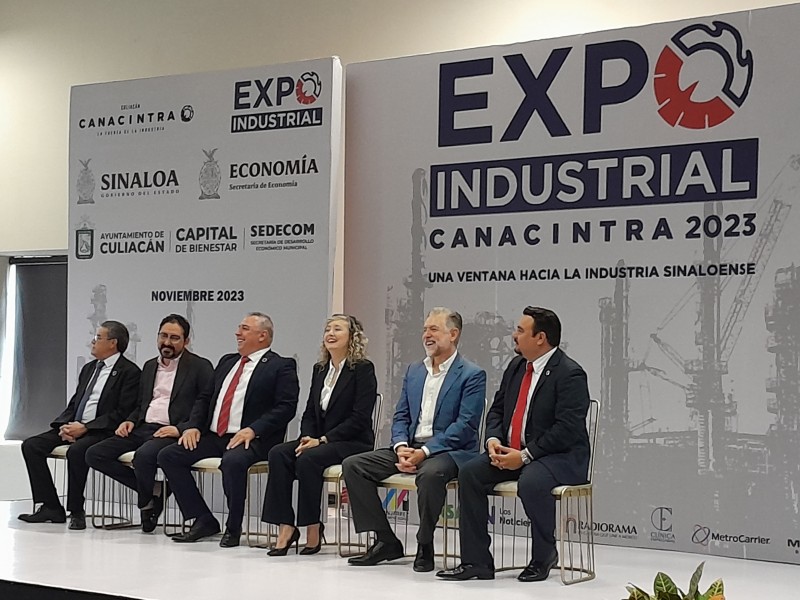 Inauguran Expo Industrial CANACINTRA 2023 en Culiacán