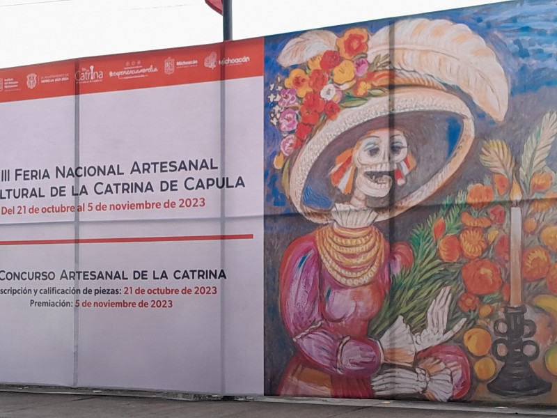 Inauguran Feria de la Catrina en Capula
