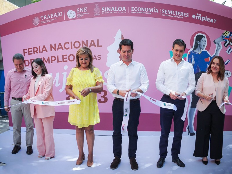 Inauguran Feria del Empleo de las Mujeres 2023