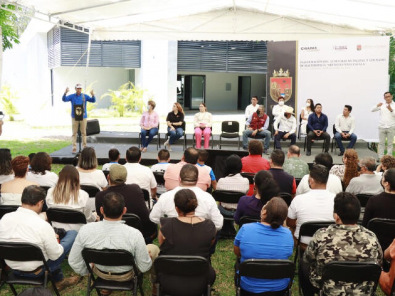 Inauguran gimnasio 