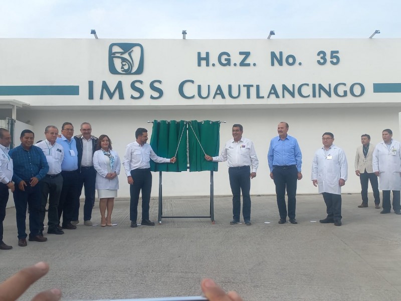 Inauguran hospital del IMSS Cuautlancingo