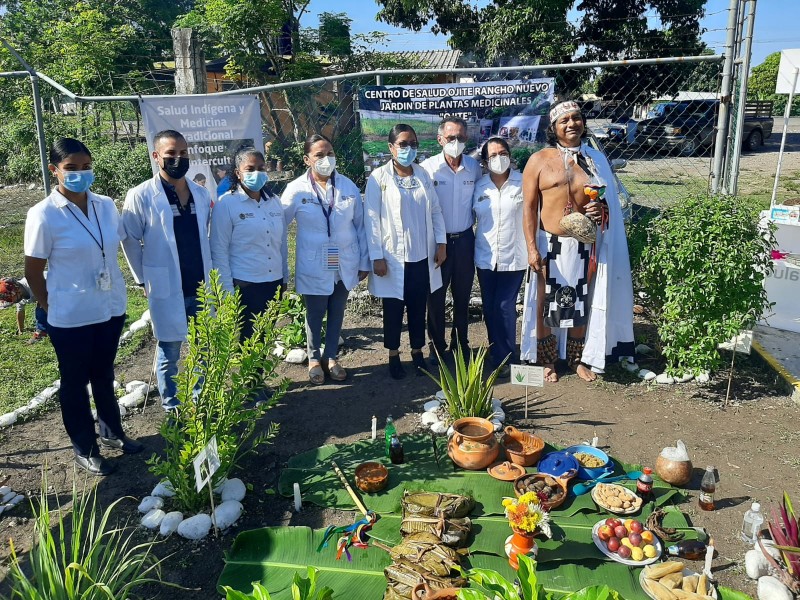 Inauguran jardín de plantas medicinales en Ojite