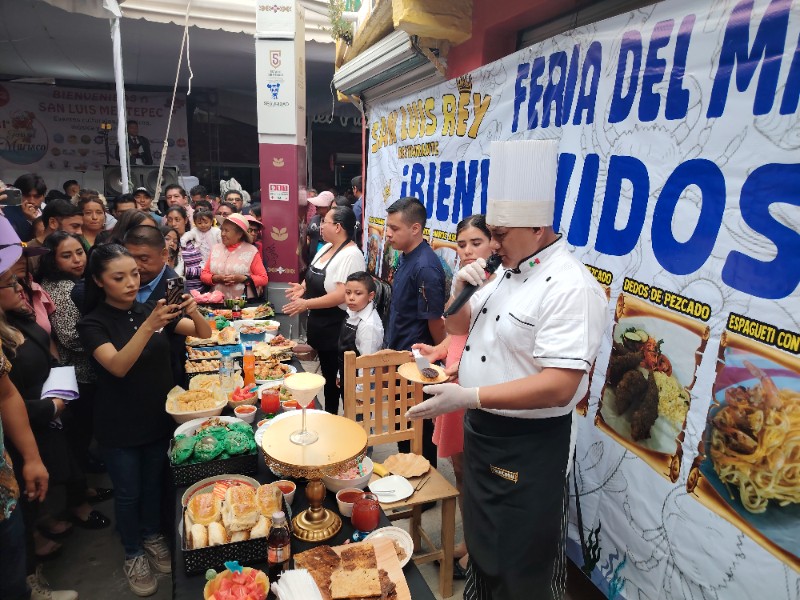 Inauguran la 12va Feria del Marisco en San Luis Mextepec