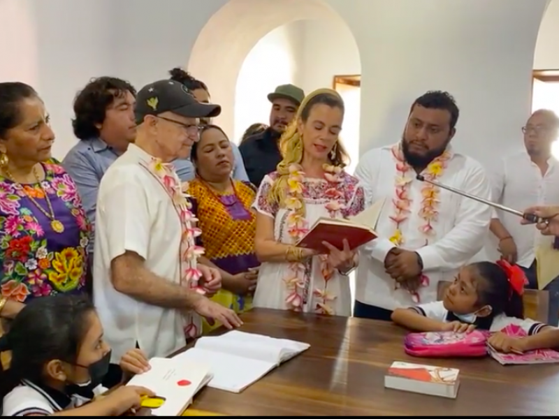 Inauguran la Biblioteca Pública Gabriel López Chiñas en Juchitán