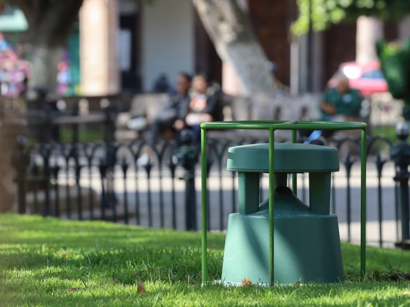 Inauguran la sonorización en Plaza de Armas, en Morelia