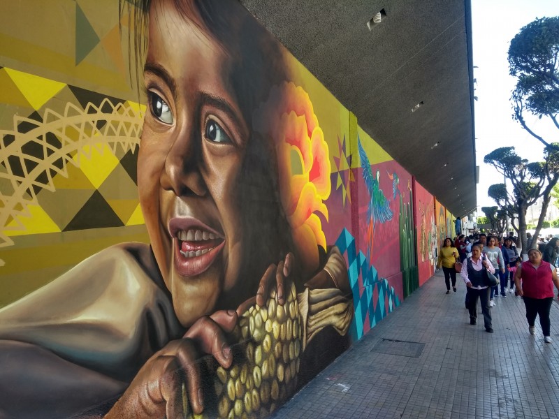 Inauguran mural de colaboración 