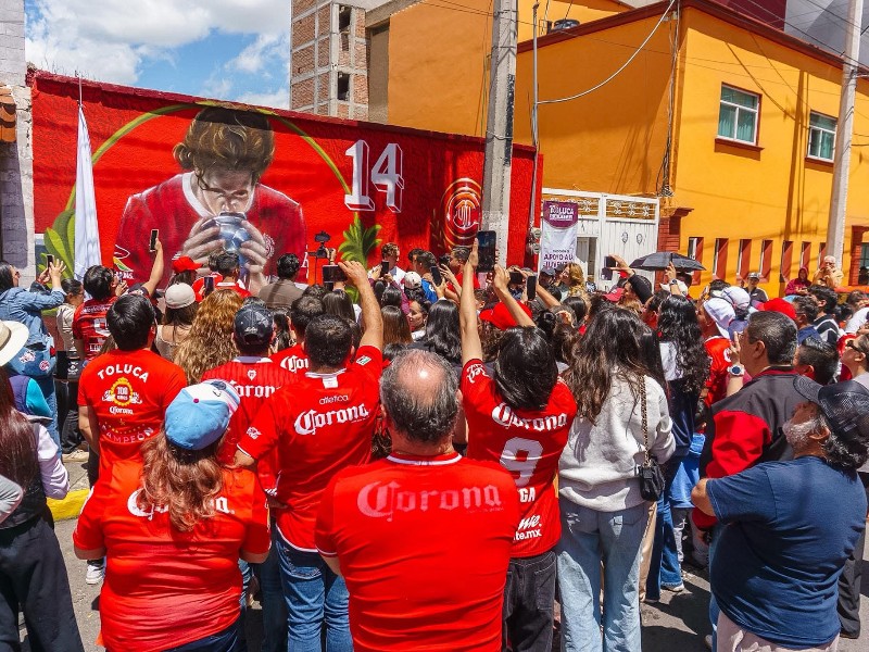 Inauguran mural en honor a Marcel Ruíz a unos metros del NemesioDiez