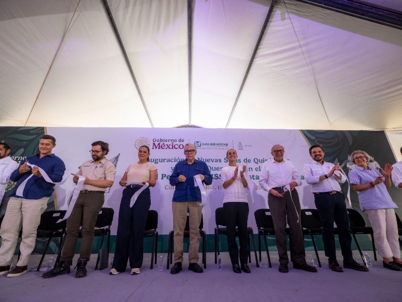 Inauguran nuevas áreas en el Hospital Pediátrico de Sinaloa