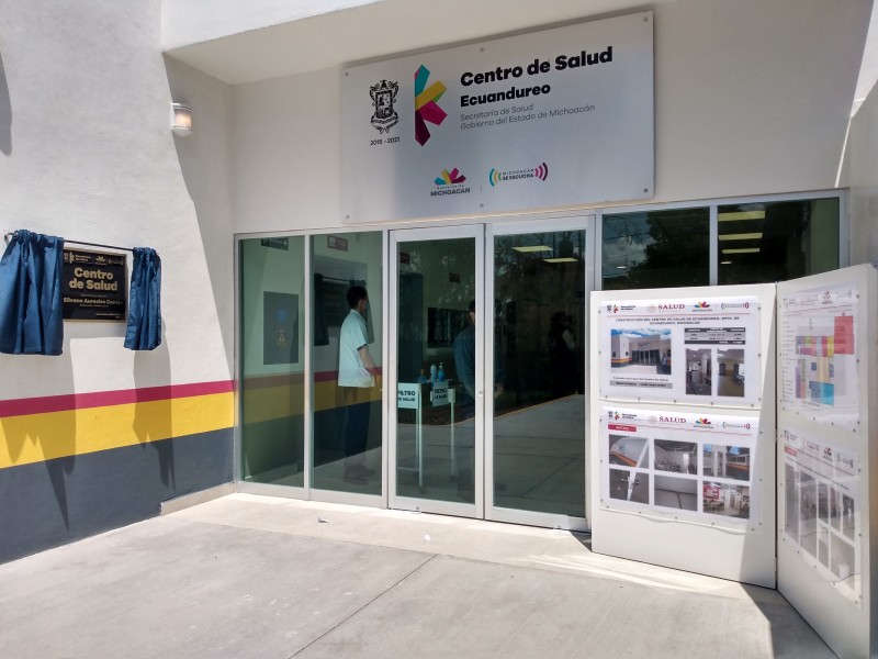 Inauguran nuevo centro de salud en Ecuandureo