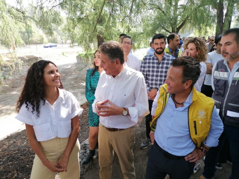 Inauguran parque lineal de avenida Patria