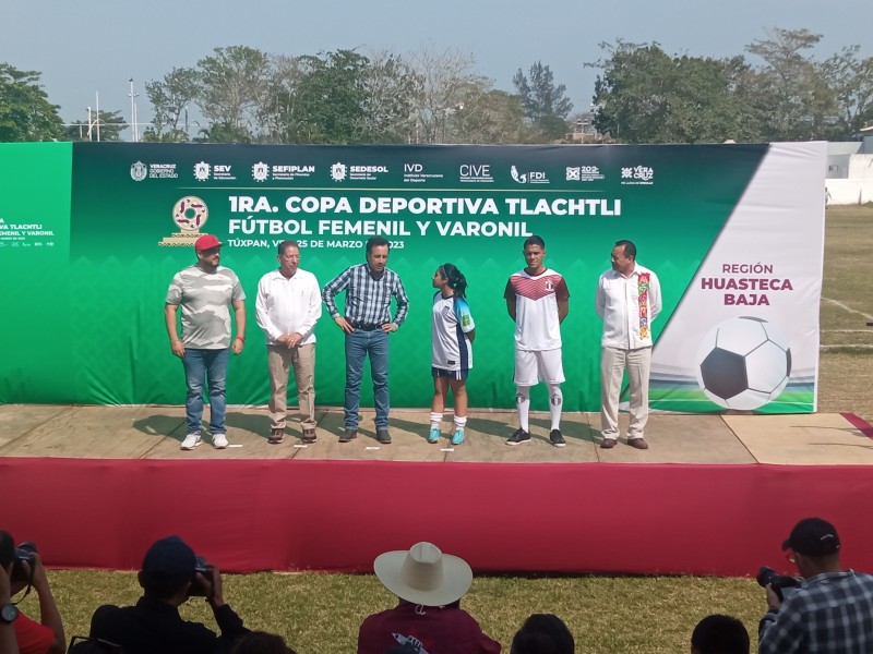 Inauguran primer Copa Deportiva Tlachtli en Tuxpan
