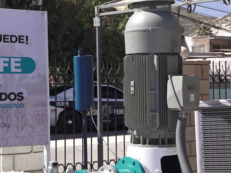 Inauguran quinto pozo de agua potable en Torreón